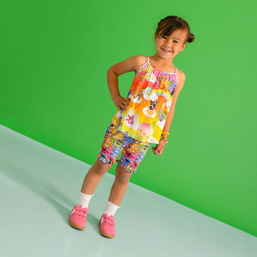 Care Bears™ x Sesame Friends Top Ruffled Short Set