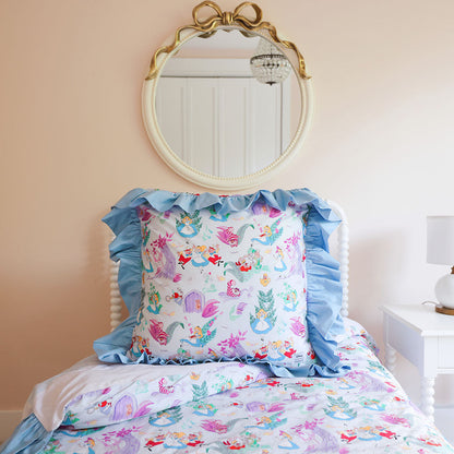 Disney Adventures in Wonderland Ruffled Euro Sham