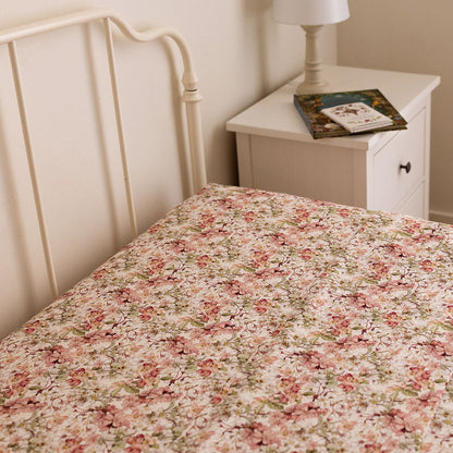 Flowery Fairy Blossoms Sheet Pillow Cover Set