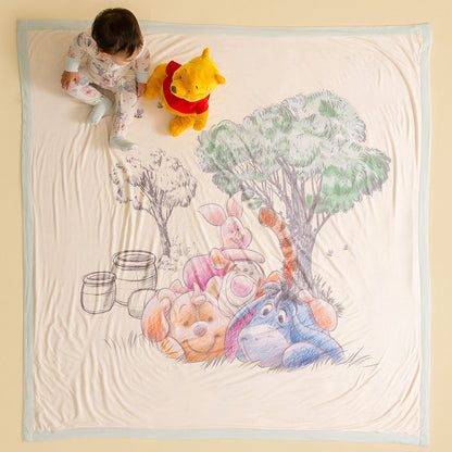 Disney Hundred Acre Wood & Pooh & Friends Luxe Patoo® Blanket