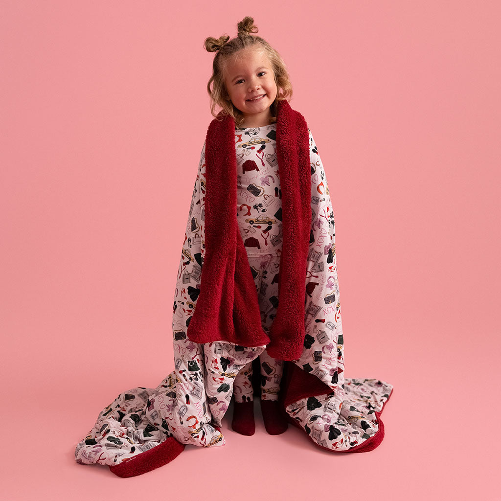 Gossip Girl Luxe Plush Patoo® Blanket