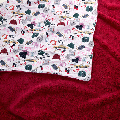 Gossip Girl Luxe Plush Patoo® Blanket