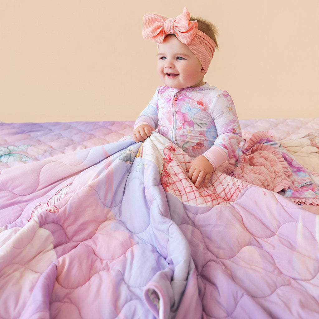 Katrina & Skyler Reversible Quilted Patoo® Blanket