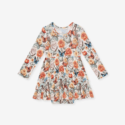 Mariposa Ruffled Bodysuit Dress