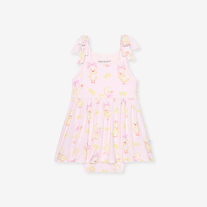 Edwina Bow Babydoll Bodysuit Dress