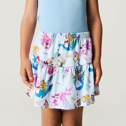 Disney Adventures in Wonderland French Terry Skater Skirt