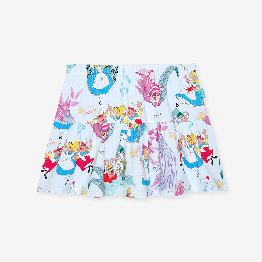 Disney Adventures in Wonderland French Terry Skater Skirt