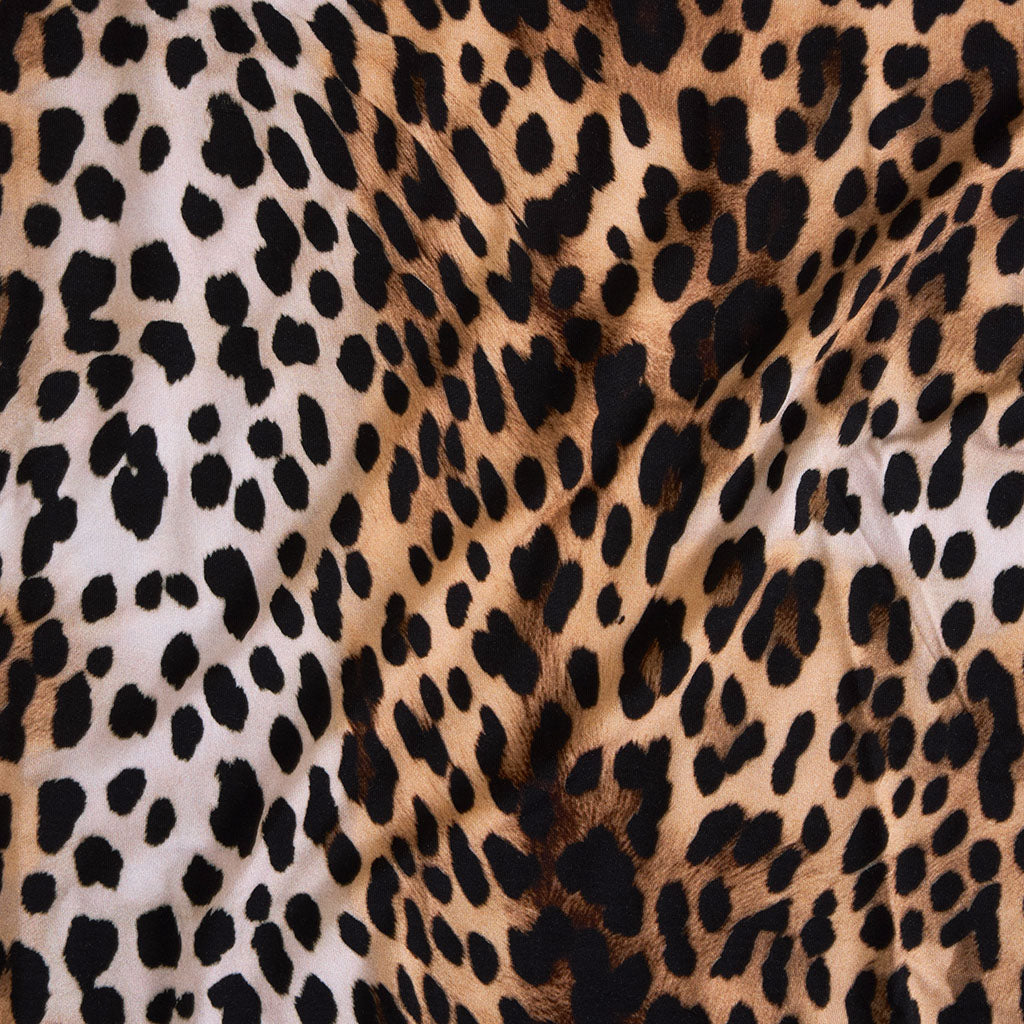 Loretta Leopard Women's Lace Racerback Tank