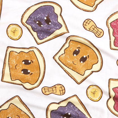 Peanut Butter Jelly Time Ruffled Twirl Bodysuit Dress