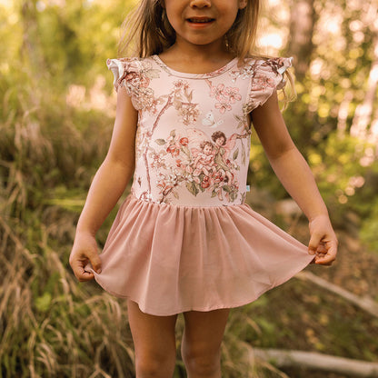 Flower Fairies of the Trees Twirl Skirt Leotard