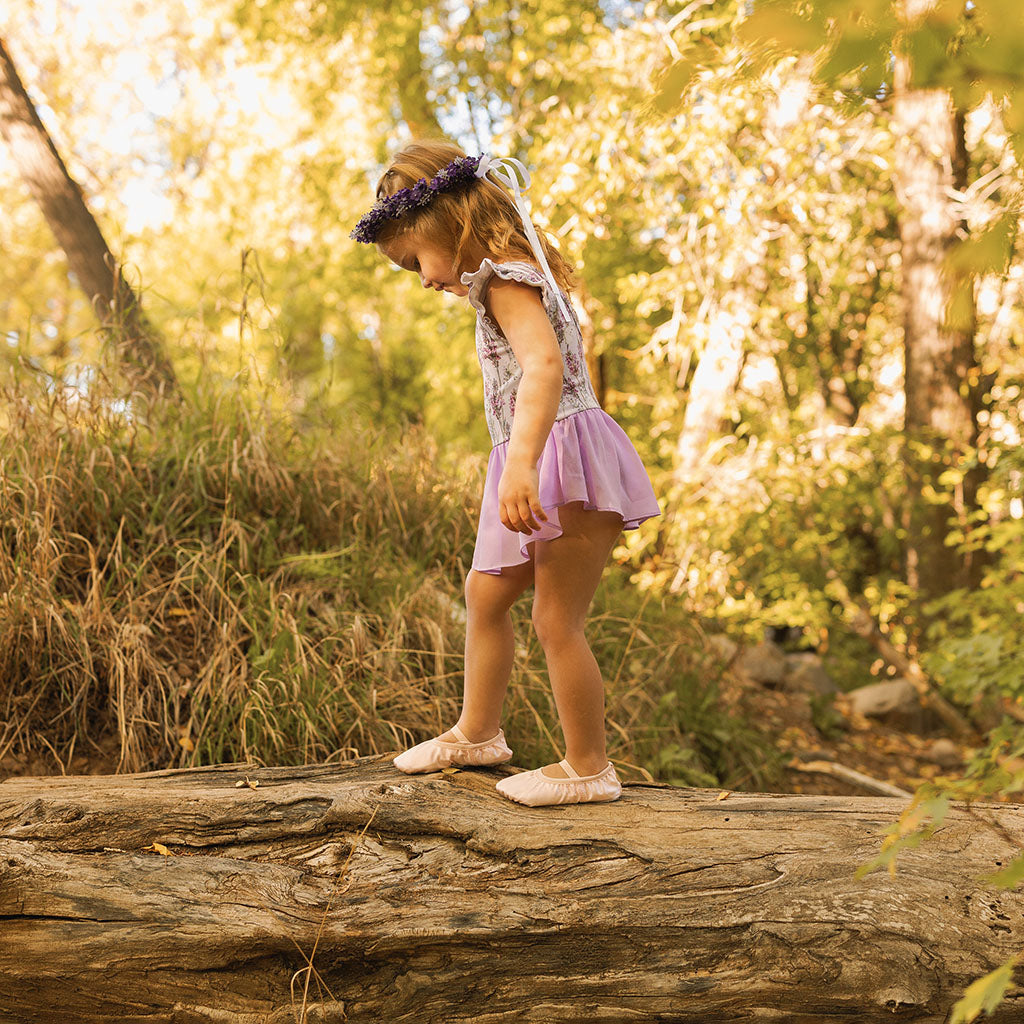 Lavender Fairy Twirl Skirt Leotard