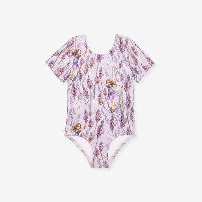Lavender Fairy Criss-Cross Leotard