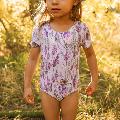 Lavender Fairy Criss-Cross Leotard