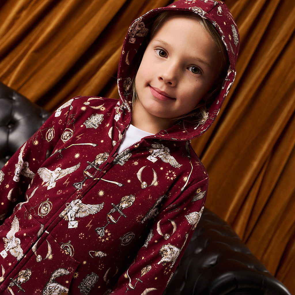 Gryffindor House French Terry Zippered Hoodie