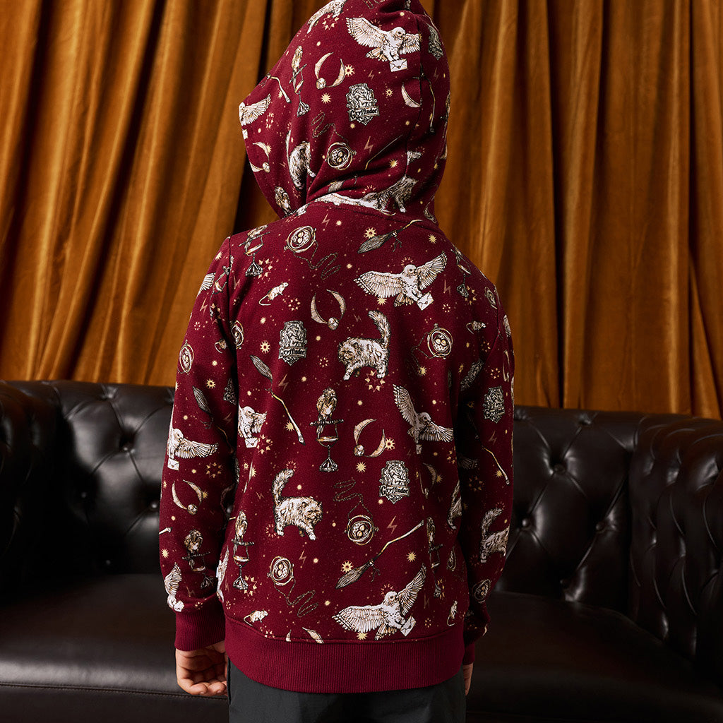 Gryffindor House French Terry Zippered Hoodie