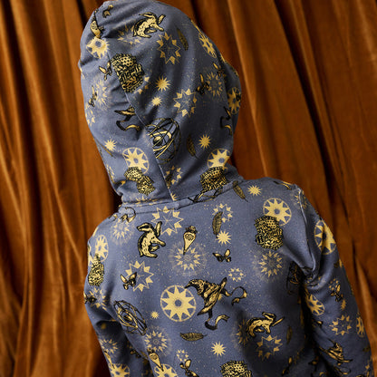 Hufflepuff House French Terry Zippered Hoodie