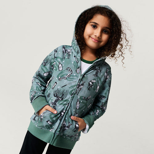 Slytherin House French Terry Zippered Hoodie