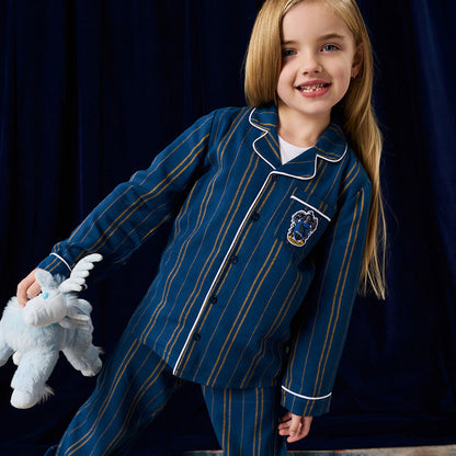 Ravenclaw Classic Stripe Flannelette Luxe Pajama Set
