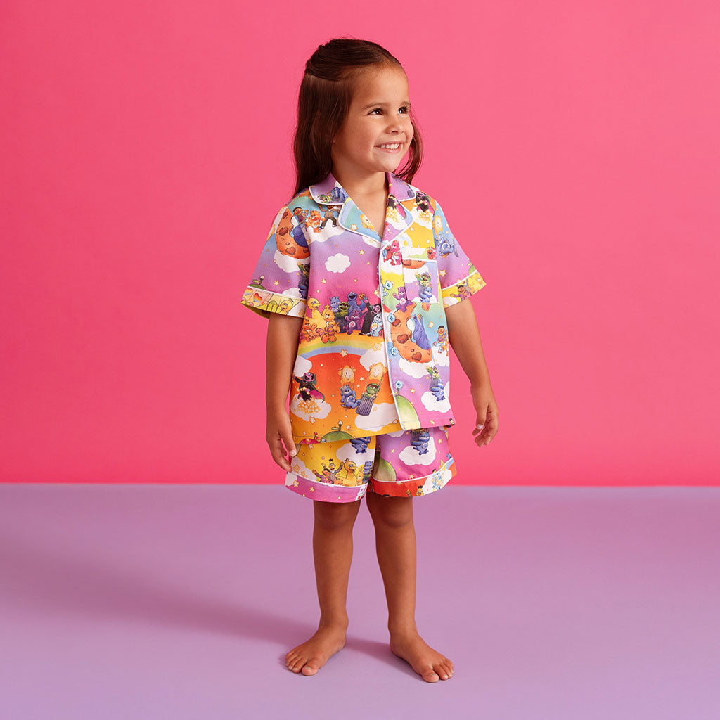 Care Bears™ x Sesame Friends Twill Pajama Short Set