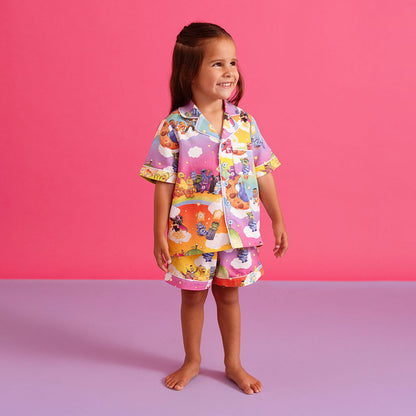 Care Bears™ x Sesame Friends Twill Pajama Short Set
