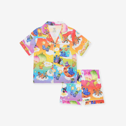 Care Bears™ x Sesame Friends Twill Pajama Short Set