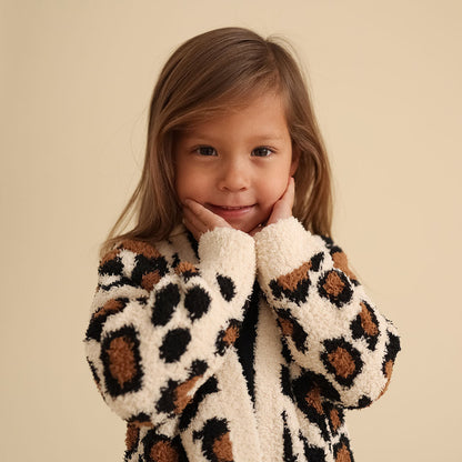 Lana Leopard Tan Cuddle Cardigan