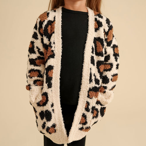 Lana Leopard Tan Cuddle Cardigan