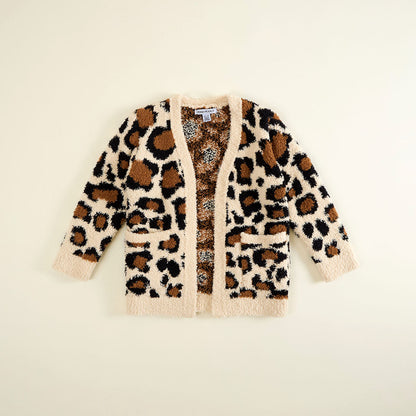 Lana Leopard Tan Cuddle Cardigan