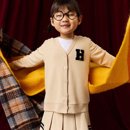 Hufflepuff Varsity League French Terry Varsity Cardigan