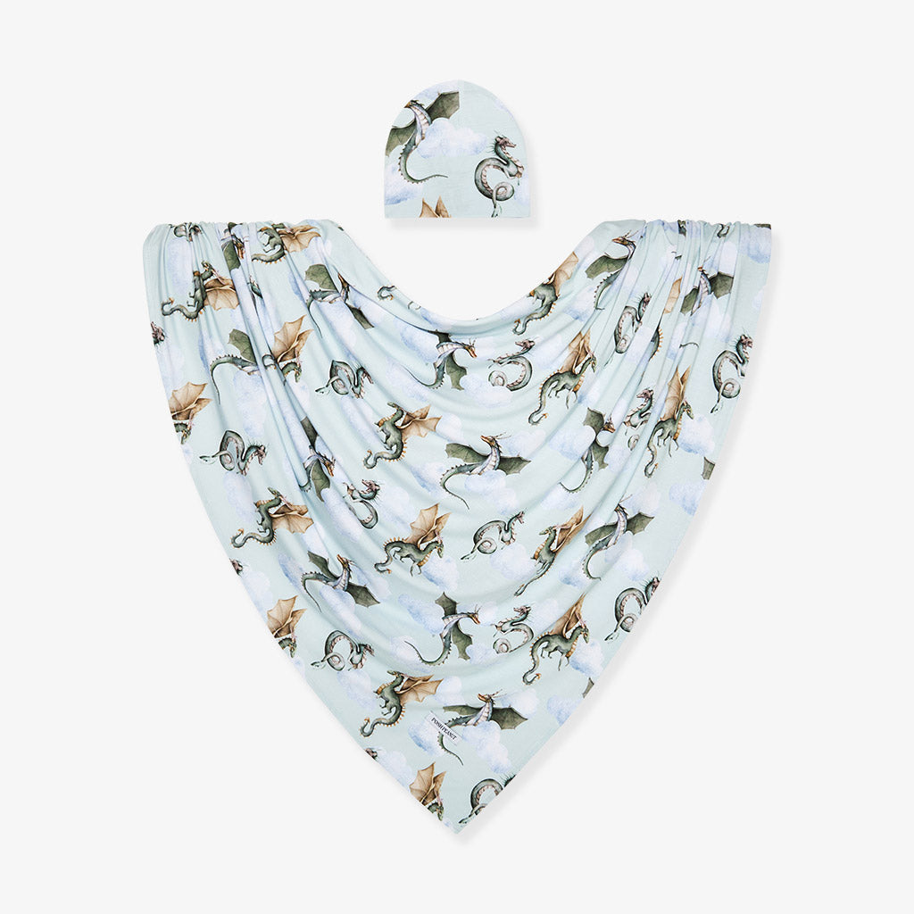 Percy Swaddle Beanie Set
