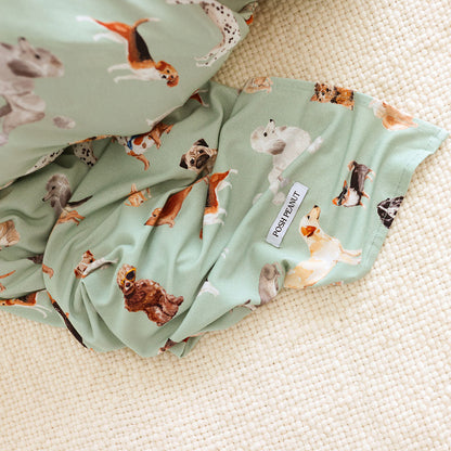 Posh Puppies Swaddle Beanie Set