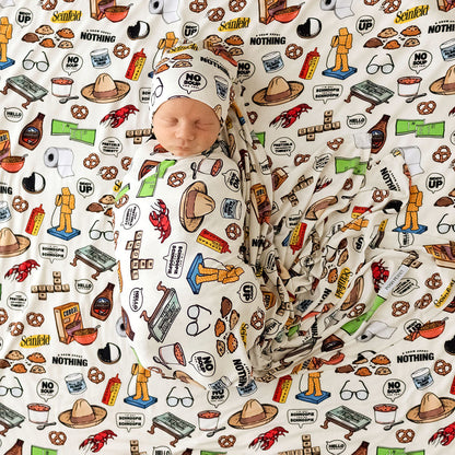 Seinfeld Swaddle Beanie Set