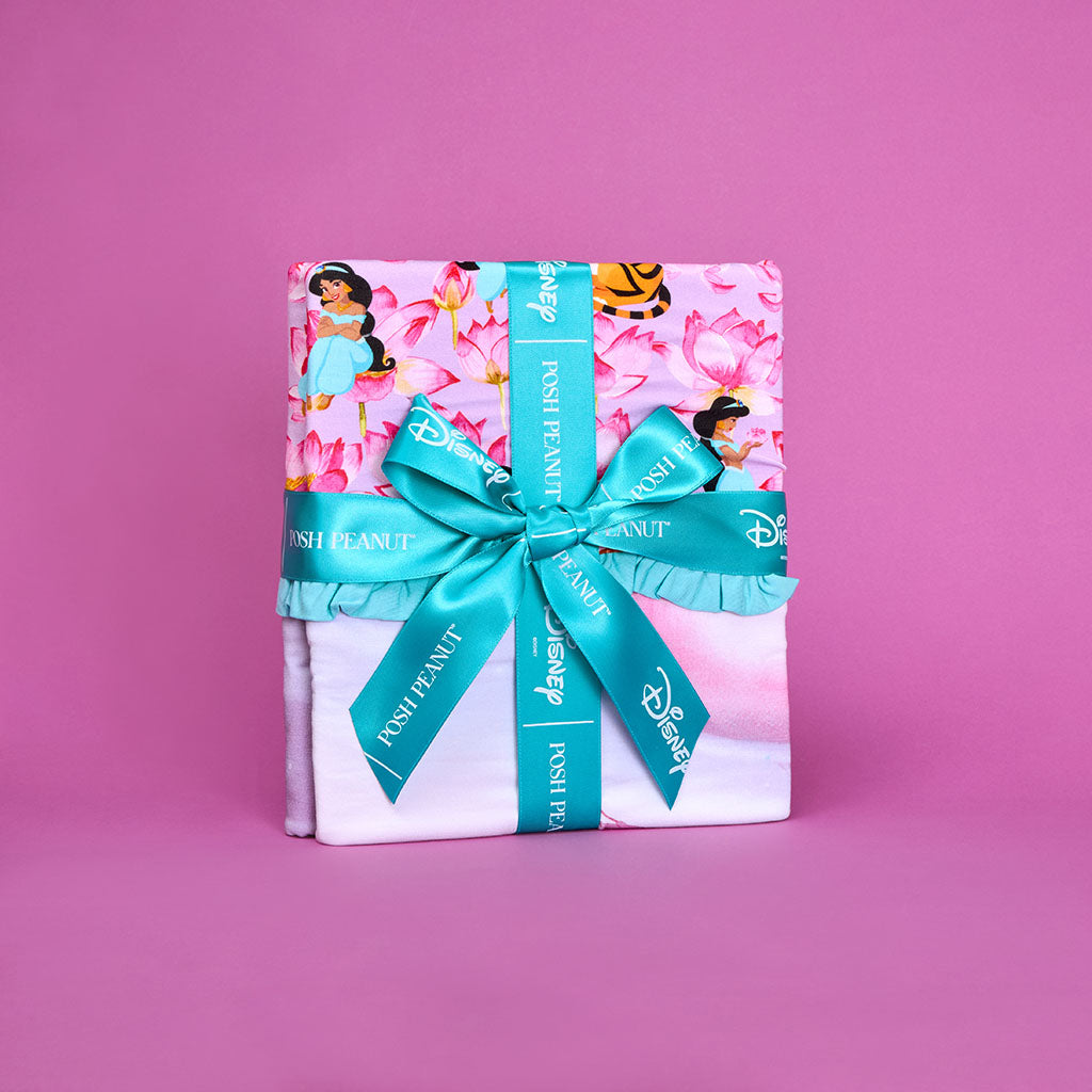 Disney Princess Jasmine & Jasmine's Castle Ruffled Luxette Patoo® Blanket