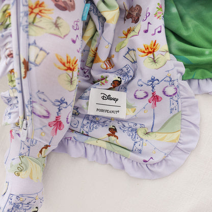 Disney Princess Tiana & Tiana's Palace Ruffled Luxette Patoo® Blanket