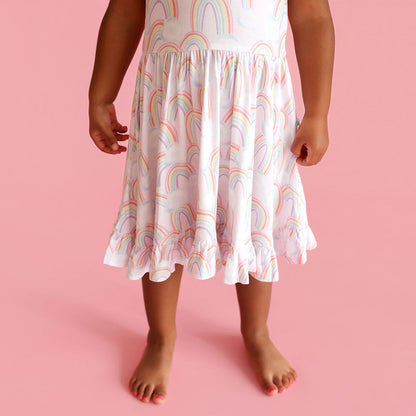 April Ruffled Twirl Dress