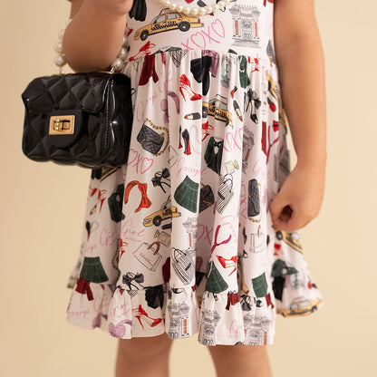Gossip Girl Ruffled Twirl Dress