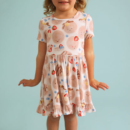 Pancakes Ruffled Twirl Dress
