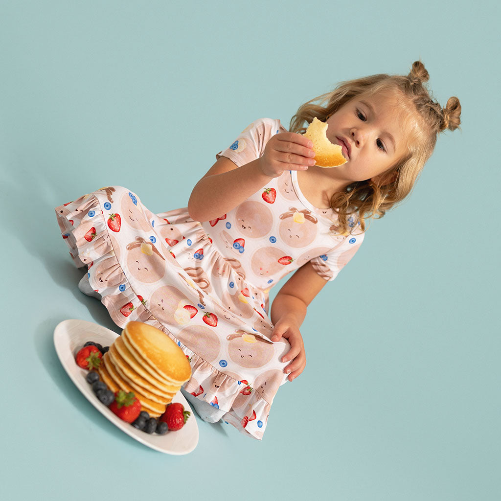 Pancakes Ruffled Twirl Dress