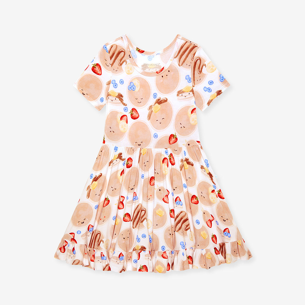 Pancakes Ruffled Twirl Dress