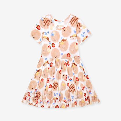 Pancakes Ruffled Twirl Dress