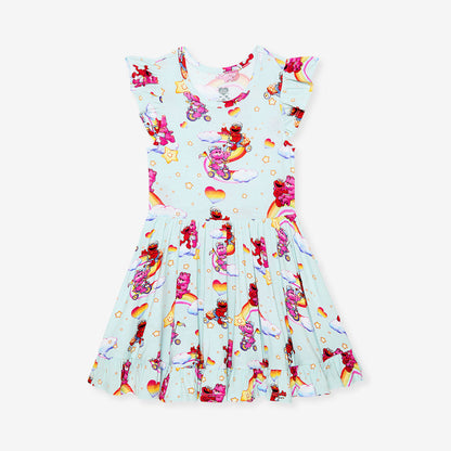 Care Bears™ Cheer Bear & Elmo Ruffled Twirl Dress