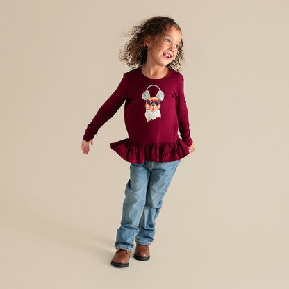 Chill Frenchie Ruffled Top