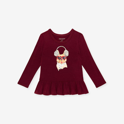 Chill Frenchie Ruffled Top