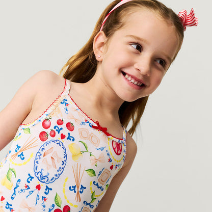 Mangia Girls' Picot Cami