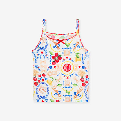 Mangia Girls' Picot Cami