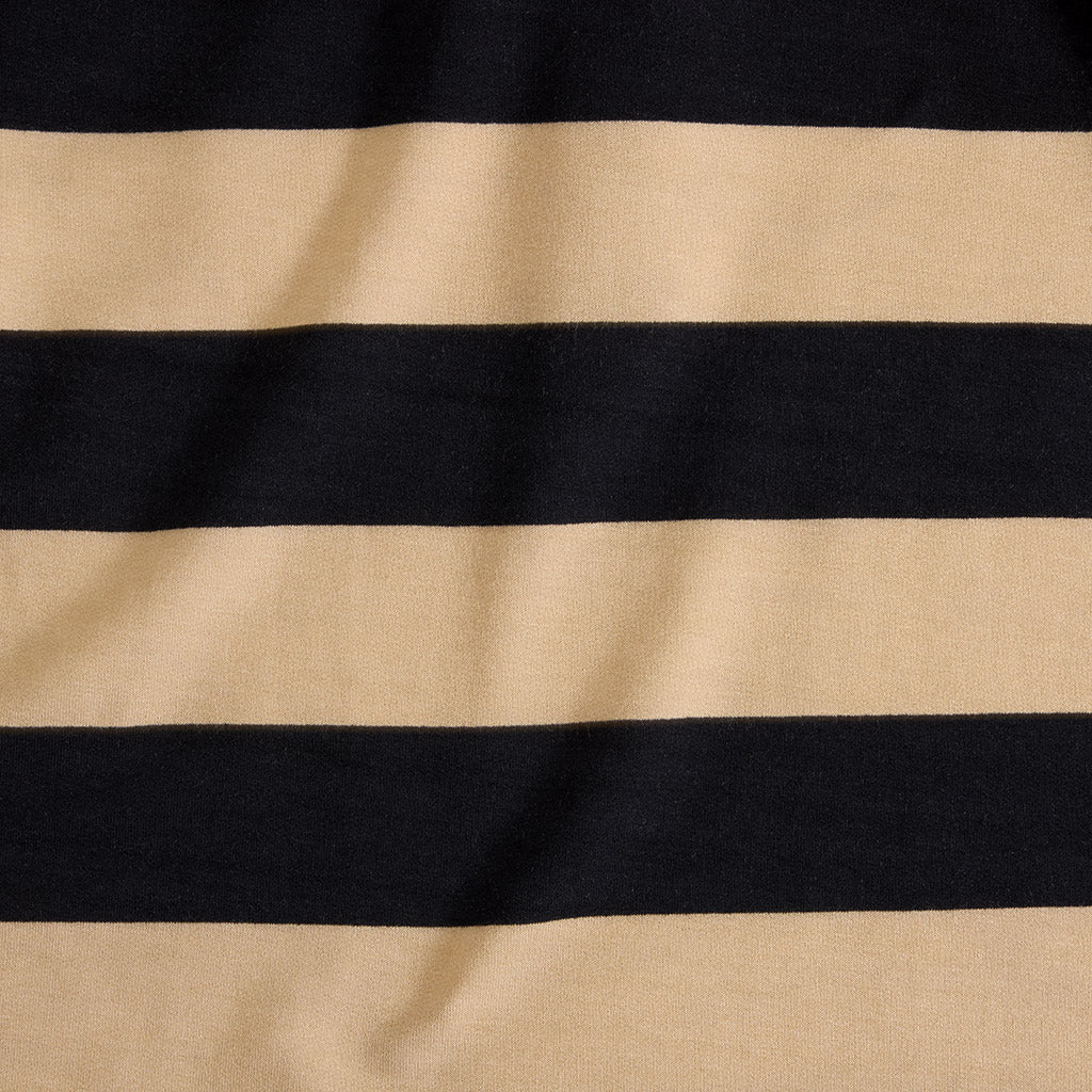 Hufflepuff House Stripe French Terry Polo Shirt