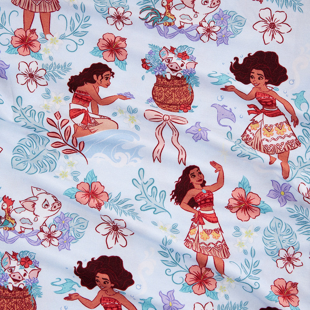 Disney Moana & Pua Ruffled Luxe Plush Patoo® Blanket