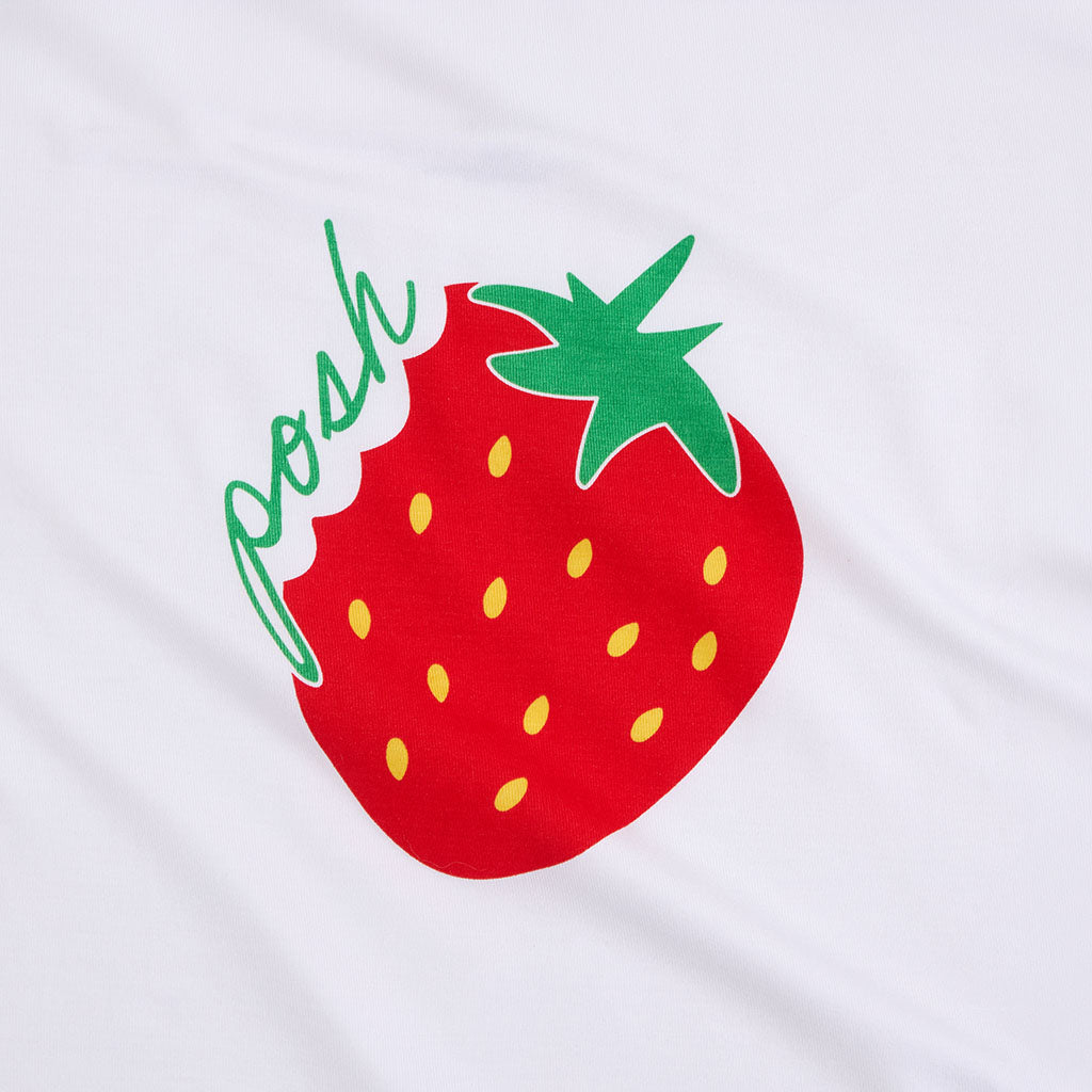 Strawberry Stripe Graphic Shirt Short Set