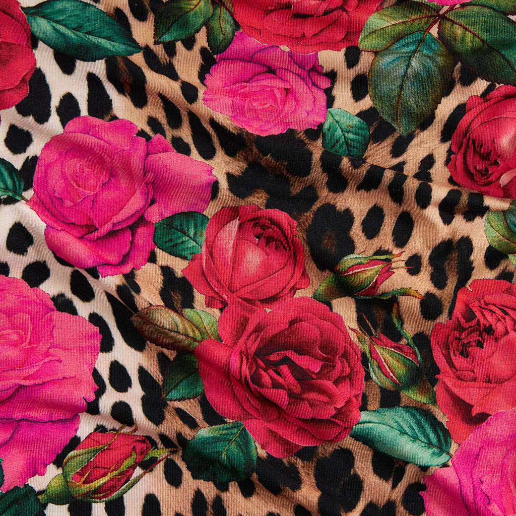 Wild Roses Ruffled Twirl Dress