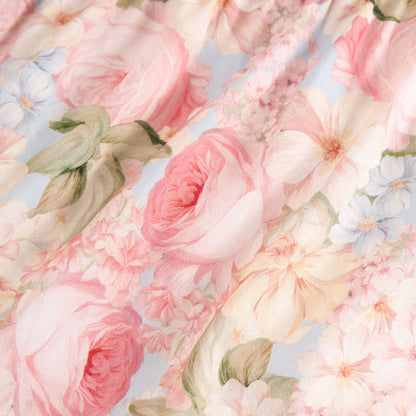 Rose Dreams Women's Bamboo Challis Tiered Dress